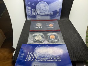 1999 PD Susan B Anthony Uncirculated Coin Set