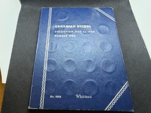 Partial Book of Canadian Nickels 1922-1960