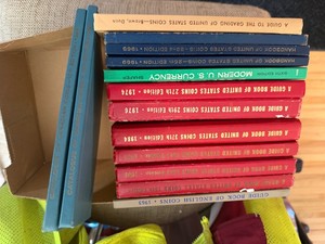 Box of Books on Coin Collecting - Fourteen Books