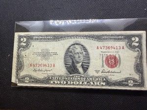1953 Red Seal $2 Bill