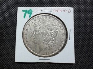 1884 O Morgan Silver Dollar