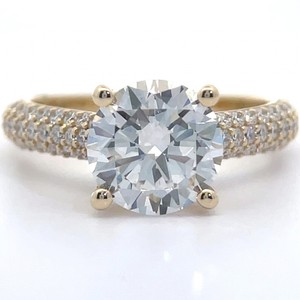 NEW! 3 Carat Diamond Round Solitaire Engagement Ring in 14k Yellow Gold w/ IGI Report *VIDEO*