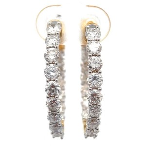 3 Carat Diamond Inside-Out Hoop Earrings $1,495 Retail VIDEO