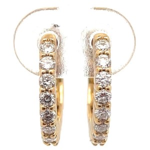 NEW 0.51 Carat Diamond Small Hoop Earrings VIDEO