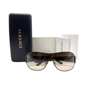 Versace Shield Sunglasses w Original Case & Accessories