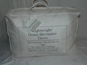 Twin BOKSER HOME Lightweight Premium Down Alternative Duvet Comforter Insert