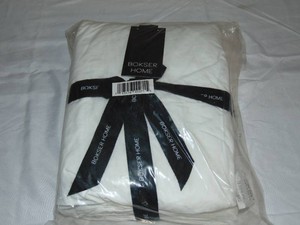 Cal King Bokser Home  100% organic cotton  White fitted sheets