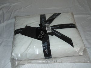 Cal King Bokser Home  100% organic cotton  White Fitted Sheets