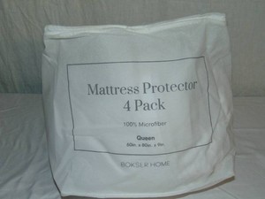 4-pack Queen 60x80x9 Bokser Home Mattress Protector