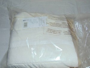 King - Putty Heather BOKSER HOME French Linen Box Stitch Quilted Sham Set
