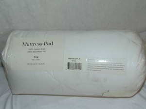 King Bokser Home Mattress Pad 100% Cotton Shell