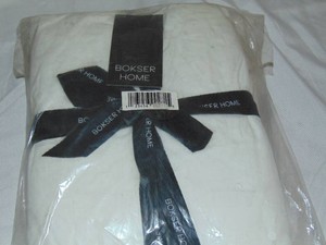 Cal King Bokser Home 100% Organic Cotton White Fitted Sheets