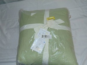 KingCal King - Matcha BOKSER HOME French Linen and Cotton Duvet Cover & Sham Set