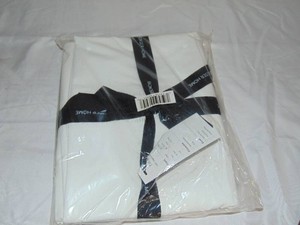 Queen Bokser Home 100% Organic Cotton  White Flat Sheets