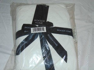Cal King Bokser Home 100% Organic Cotton White Fitted Sheets