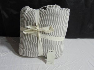 KingCal King - BOKSER HOME 100% Cotton Textured Stripe Duvet Cover