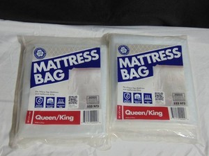 2 Pack Mattress Bag QueenKing 78x14x100