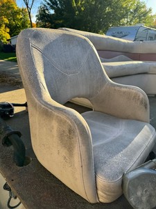 Pontoon Chairs and Benches and Console from a 20' x 8' Pontoon