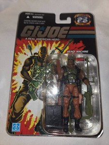 GI Joe 25th Anniversary Roadblock Heavy Gunner