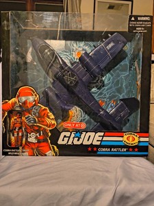 Gi Joe 25th Anniversary Exclusive Cobra Rattler Pilot Weasel Figure