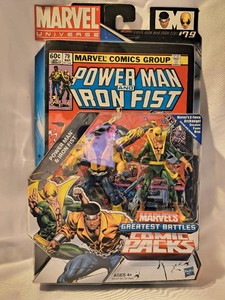 Marvel Universe Greatest Battles Comic Pack featuring Power Man and Iron Fist Action Figure 2 Pack