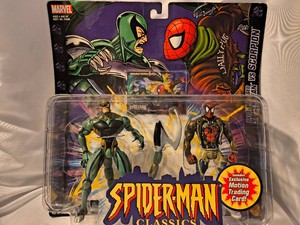 Toybiz Spider-Man Classics Battle Ravaged Spider-Man vs. Scorpoin 2pack Action Figure Set