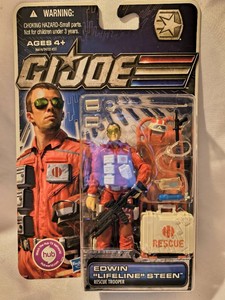 G.I. Joe 30th Anniversary Edwin Lifeline Steen Rescue Trooper Action Figure