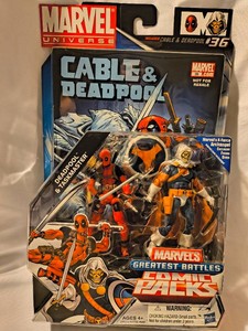 MARVEL UNIVERSE Deadpool And Taskmaster Figures
