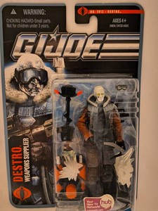 Hasbro G.I. Joe Pursuit of Cobra Artic Threat Destro Action Figure