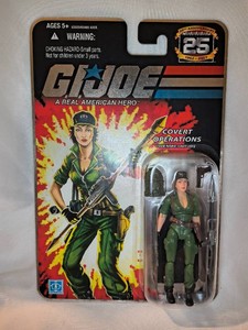GI Joe 25th Anniversary Lady Jaye Covert Operations Figure