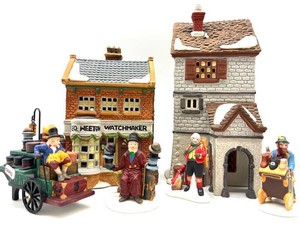 Department 56 Dickens Village Collection - 4-Piece Mixed Lot