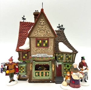 Department 56 Dickens Village Nettie Quinn & Peddlers 2-Set