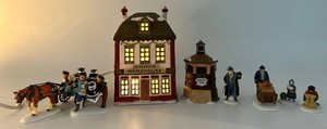 Department 56 Dickens Village Fezziwigs Warehouse & Accessory Sets