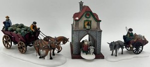 Department 56 Heritage Village Collection Mixed Lot - 3-Piece