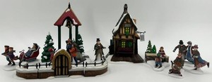 Department 56 Heritage Village Collection Winter Village Group of 4 Sets