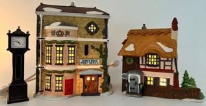 Department 56 Dickens Village 3-Piece Building & Clock Group