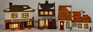 Department 56 Dickens Village Buildings (Lot of 3)