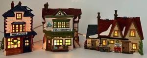 Department 56 Dickens Village Buildings (Lot of 3)