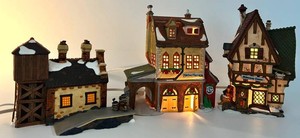 Department 56 Dickens Village Buildings - 3-Piece Set