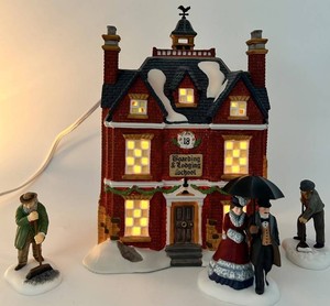 Department 56 Dickens Village School & Figure Sets (Lot of 3)