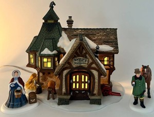 Department 56 Dickens Village Baylys Blacksmith & Until We Meet Again Mixed Lot