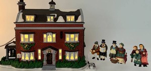 Department 56 Dickens Village Gods Hill Place & Camden Park Set