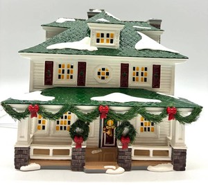 Original Snow Village Crosby House Lighted Christmas Village Building