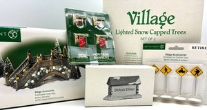 Department 56 Dickens Village Accessories Mixed Lot