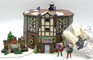 Department 56 Dickens Village the Old Globe Theatre Set