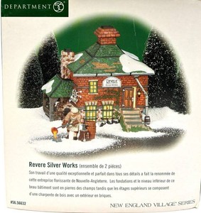 Department 56 Revere Silver Works New England Village 56.56632 Set