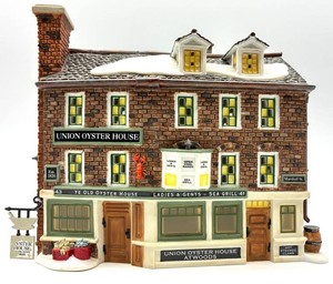 Department 56 Union Oyster House New England Village Building