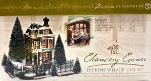 Department 56 Dickens Village Chancery Corner Gift Set