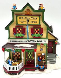 Department 56 Christmas Valley Toys & Dolls 56.56677 30th Anniversary