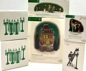 Department 56 Dickens Village a Christmas Carol Mixed Lot